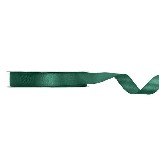 Picture of SATIN RIBBON BOTTLE GREEN 12MM PER METRE